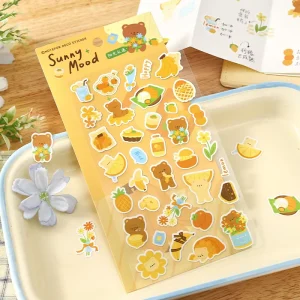 1 decorative sticker per pack Forest Sweet Fruit House Cute Pet Fruit Plant Landscape Collar