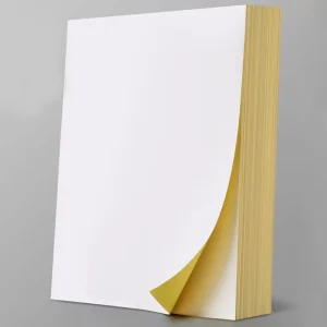 100 Sheets Per Pack 8.5 X 11 Inches A4 Size White Blank Self Adhesive Matte Sticker Paper Label for Laser Inkjet Printer