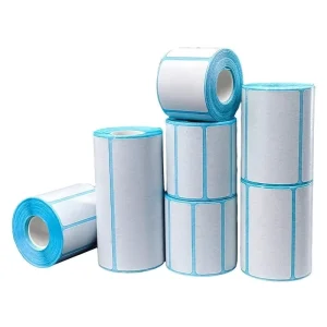 100mm*150mm Label Adhesive Print Acrylic Based Adhesive Backed Aluminum Adhesive Barcode Glue Labels