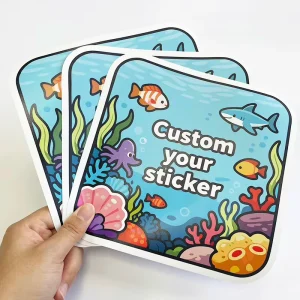 100pcs High Quality Advertising Display Vinyl Stickers Air Channel Quick Apply Waterproof Eco Friendly Decals