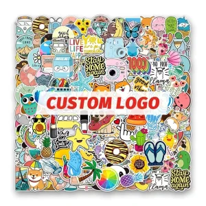 1200 DPI UV Resistant Custom Waterproof PVC Vinyl Stickers for Outdoor