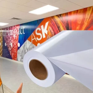 140 Gsm PVC Vinyl Adhesive Rolls Printable Vinyl Car Wrap Self Adhesive Vinyl Sticker Paper