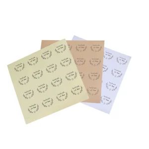 160 Pcs Pack Handmade With Love Paper Seal Stickers Baking Congratulation Birthday Party Gift Sealing Stickers