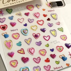 2 Sheets Pack Daily PET Notebook Stickers for Handwritten Notebooks Children’s Use Holiday Decoration