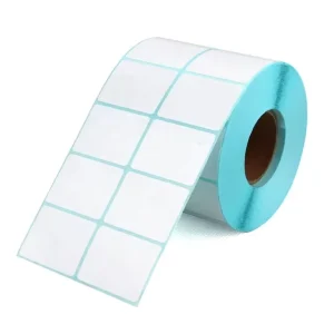2-up Direct Thermal Removable Label for Price Marking 2 Rows Removable Thermal Label for Inventory Peelable Twin Row Label 2*1.5
