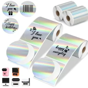 2.5cm Diameter Promo Stickers 500 Roll Custom Branding Labels Supplier