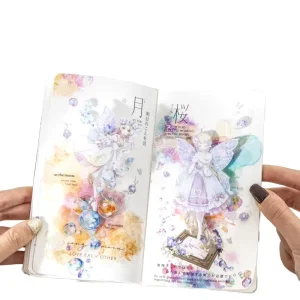 20 Sheets/Pack Bubble PET Sticker Pack Illusion Bubble Series 6 Watercolor Halo Theme Stickers