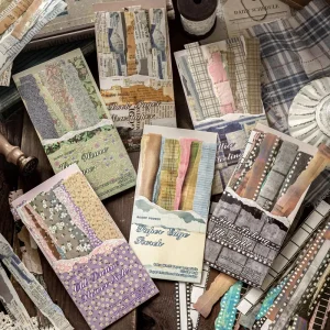 20 Sheets per Pack Hand Torn Paper Series Vintage Texture Journal Collage Stickers