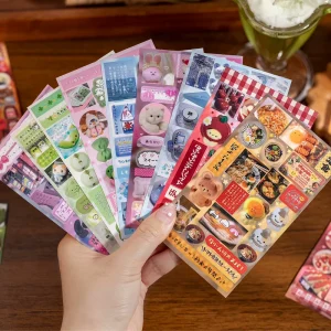 20 stickers per pack book sweet dream duet Japanese style ancient style handmade tent material DIY collage