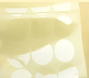 25mm Round Shape Transparent Sealing Sticker with Strong Adhesion