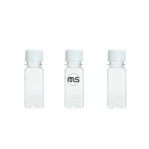 2oz Square Empty Plastic PET Juice Bottle for Storing Homemade Cold Brew Coffee Smoothies Milk Packaging Bottle Evident Lid