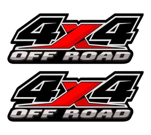 2pcs Off Road Style Pickup Sedan Vehicle Vinyl Sticker Cars Sports Car Stickers for Cars