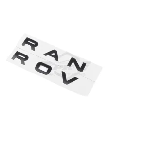 3D ABS Car Hood Bonnet Front Rear Letter Range Logo Emblem Sticker Badge for Land Rover