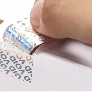 3D Holographic Oil Proof Waterproof Custom Logo Transparent Stickers Labels