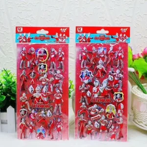 3D Puffy Waterproof Stickers for Kids Boys’ Girls’ Styles Anime Cartoons Princesses Mickey Kindergarten Reward Stickers