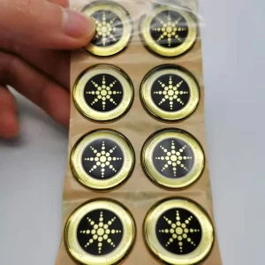 3D Resin Domed Sticker Resin Epoxy Sticker Printing Luxury Waterproof Custom Vinyl Stickers
