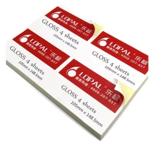 4 Grids 105*148.5mm 80 Sheets bag Can Be Handwritten Computer Printed Heat Sensitive Paper Adhesive Matte gloss A4 Self adhesive