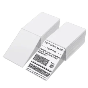 4 X 6 Inch Waterproof Barcode Printing Direct Thermal Label Thermal Shipping Label Stickers for Shipping