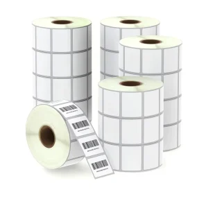 40*30/50*40/60*40MM Thermal Printer Labels Custom Sticker Rolls With Hot Melt Adhesive for Supermarket/Grocery/Barcode