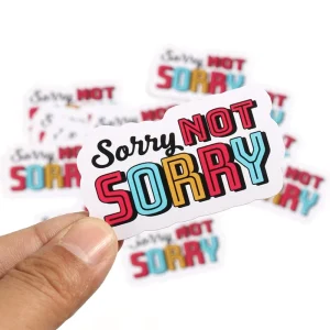 50 Pcs Custom Die Cut Stickers Waterproof Inspirational Stickers DIY Laptop Room Vinyl Sticker
