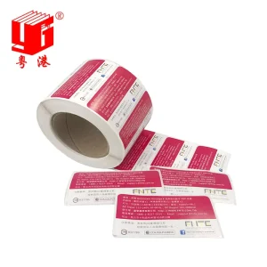500 Pcs Custom Adhesive Vinyl Label Sticker Roll Thank You Stickers for Small Business