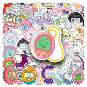 50PCS Factory Outlet Sale Decoration Custom Stickers Kawaii Cartoon Game Consoles Tamagotchi Stickers