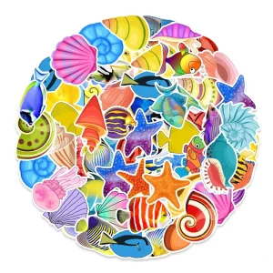 50pcs Cute Water Bottle Stickers Vinyl Waterproof Stickers for Laptop Skateboard Phone Computer Hydroflask
