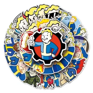 50pcs Factory Outlet Mobile Phone Die cut Self adhesive Vinyl PVC Sticker Printing Radiate Cartoon Stickers