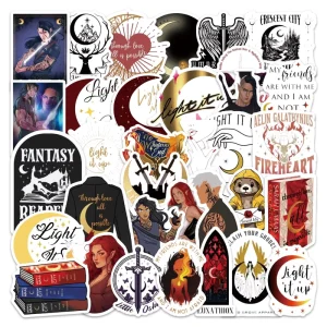 54PCS Cartoon PVC Waterproof Sticker Sheet