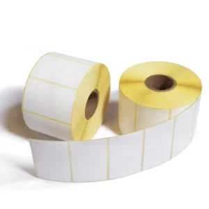 58×40 30×20 White Rubber Label Paper Products Customized Barcode Stickers Self adhesive Eco Thermal Labels for Logistic Shipping