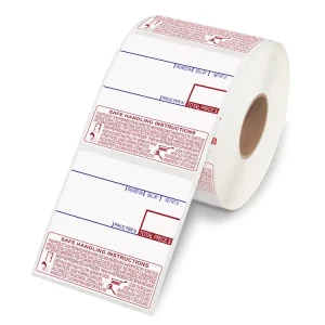 58×40 58×43 58×50 58×60 Self Adhesive Waterproof Label Direct Thermal Sticker Supermarket Weighing Scale Thermal Label Roll