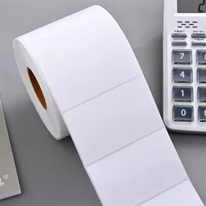 60×40 40×30 Thermal Logistics Labels Thermal Label Sticker Roll Adhesive Thermal Label for Shipping