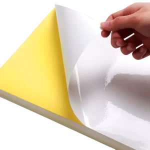 70*100cm Blank Mirror coated Cast coated Paper Single sided Self adhesive Sticker