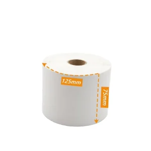 75*125mm Self Adhesive Sticker Paper for Industrial Transportation and Supermarket Packaging Labels