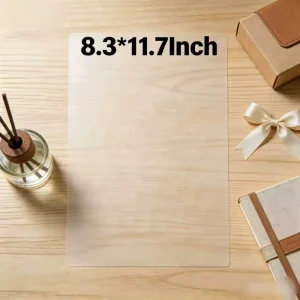 8.3*11.7 Inch Raw Blank Tracing Paper Label Sheets Premium 210*300mm Direct Sale Self Adhesive Sticker for Offset Printing