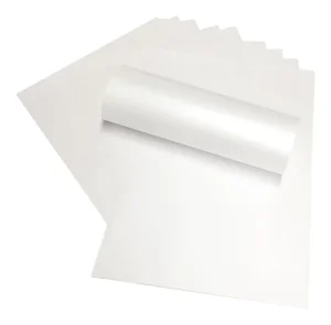 8.5×11 Premium Printable Vinyl Sticker Paper for Inkjet Printer and Laser White Matte Sticker Paper Waterproof