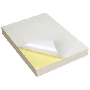 80g Matte Coated Paper Self Adhesive Paper Water Resistant for Beverage and Food Packaging Labels