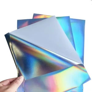 A4 Waterproof Vinyl Holographic Labels Laser Inkjet Self Adhesive Paper Hologram Removable Self Adhesive Sticker Paper
