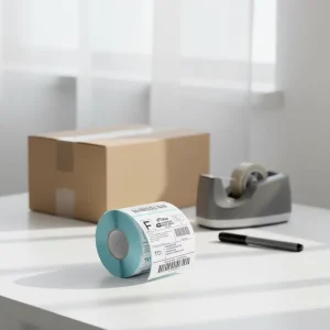 A6 Three-proof Thermal Label Paper 100*150 100*100 Express Waybill Paper Adhesive Printing Sticker Rectangular