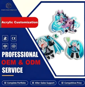 Acrylic Fridge Magnet Customized Magnetic Sticker Anime Pet Photo Personalized Creative Logo Cartoon Modern Simple Style Pendant