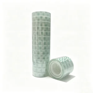 Acrylic Soft Small Clear Stationery Tape High Transparency Office School Student Adhesive Tape Multi Pack BOPP Tape Roll