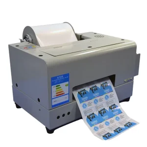 Adhesive 6 Colors Waterproof Label Printer Color Roll to Roll Inkjet Digital Label Printer Sticker Machine