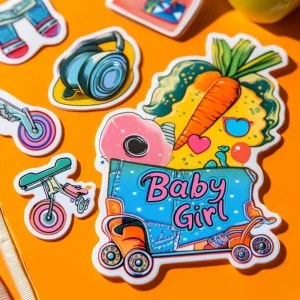 Adhesive Custom Waterproof Sticker Promotional Journal Stickers Kiss Cut Sticker Sheet Printing