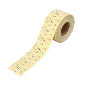 Adhesive Dual Resin Code Sticker Die Cut Design Semiconductor Package Label Packaging Recycle Decal