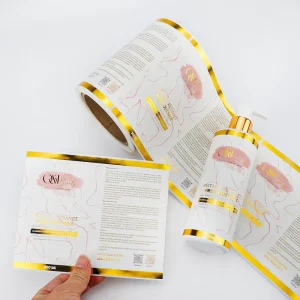 Adhesive Eco-Friendly Waterproof Oil Proof Scratch UV Resistant Heat-Resistant Holographic Acryl Glossy Packaging Labels