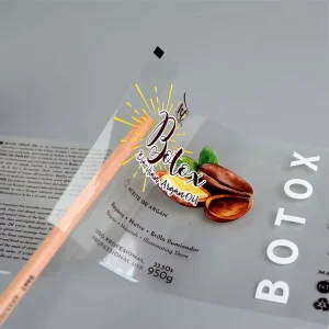 Adhesive Label Custom Clear PET Sticker Transparent With Logo Food Label