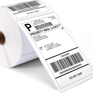Adhesive Paper Custom Stickers Roll Direct Thermal 4×6 Labels 100×150 Shipping Labels Printer Barcode Labels Roll
