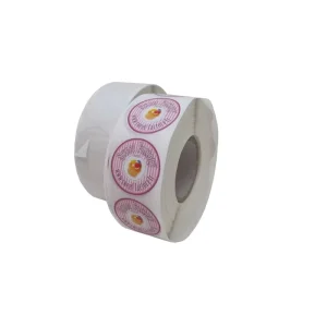 Adhesive Paper Sticker Labels with Custom Logo Printing for Industrial Use