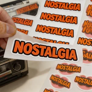 Adhesive Stickers Decals Waterproof Coated Paper Material