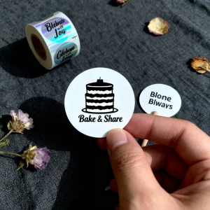 Adhesive Stickers Die Cut Logo PVC Holographic Sticker Cartoon Self Adhesive Waterproof Custom Vinyl Stickers